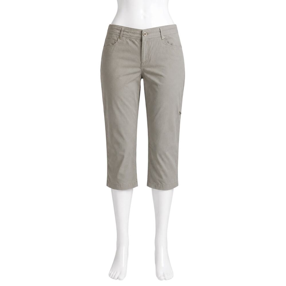 Kuhl Women’s Size 14 Gray Hiking Capri Pants Outdoor Stretch Cropped Pants